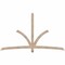 Ekena Millwork Davenport Smooth Timber Gable Bracket, Douglas Fir, 96"W x 56"H x 3 1/2"D x 3 1/2"F, 14/12 Pitch GBW096X56X0404DAV00SDF - alternate 1